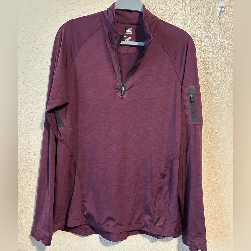 REI Pullover Long Sleeve Sweatshirt Size Large